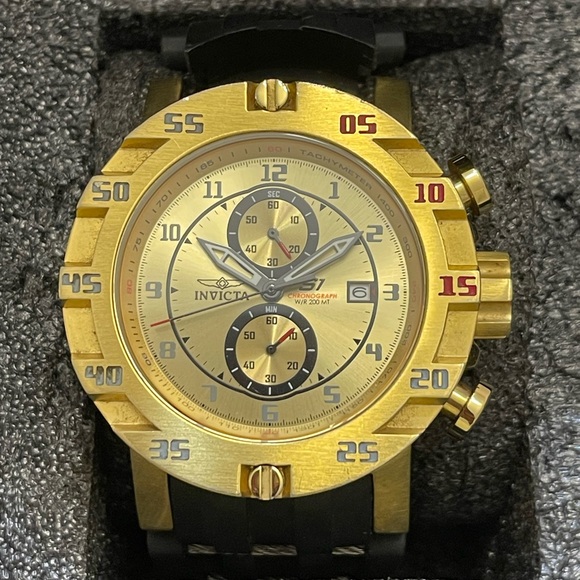 Invicta Men's 19713SYB S1 Rally Analog Display Japanese Quartz Two Tone Watch - Picture 1 of 16